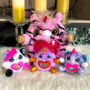 Great gift toys bundle! Very cute! Rainbocorns Sparkle Heart Animals 🥰